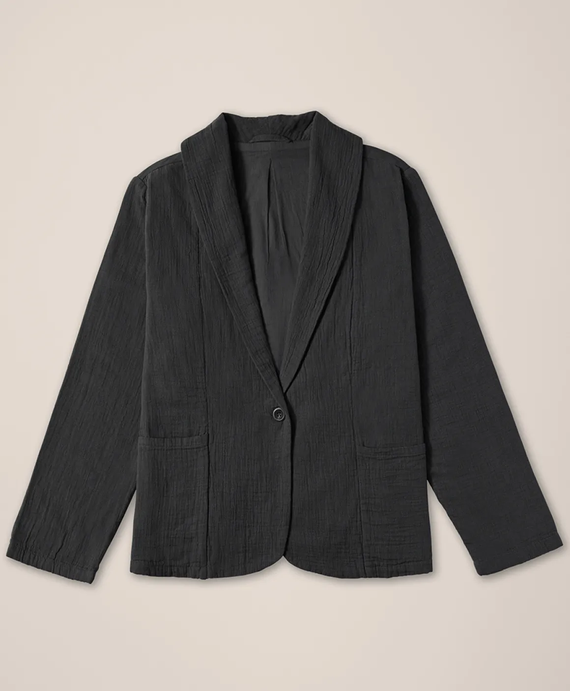 Organic Coastal Double Gauze Lined Easy Jacket