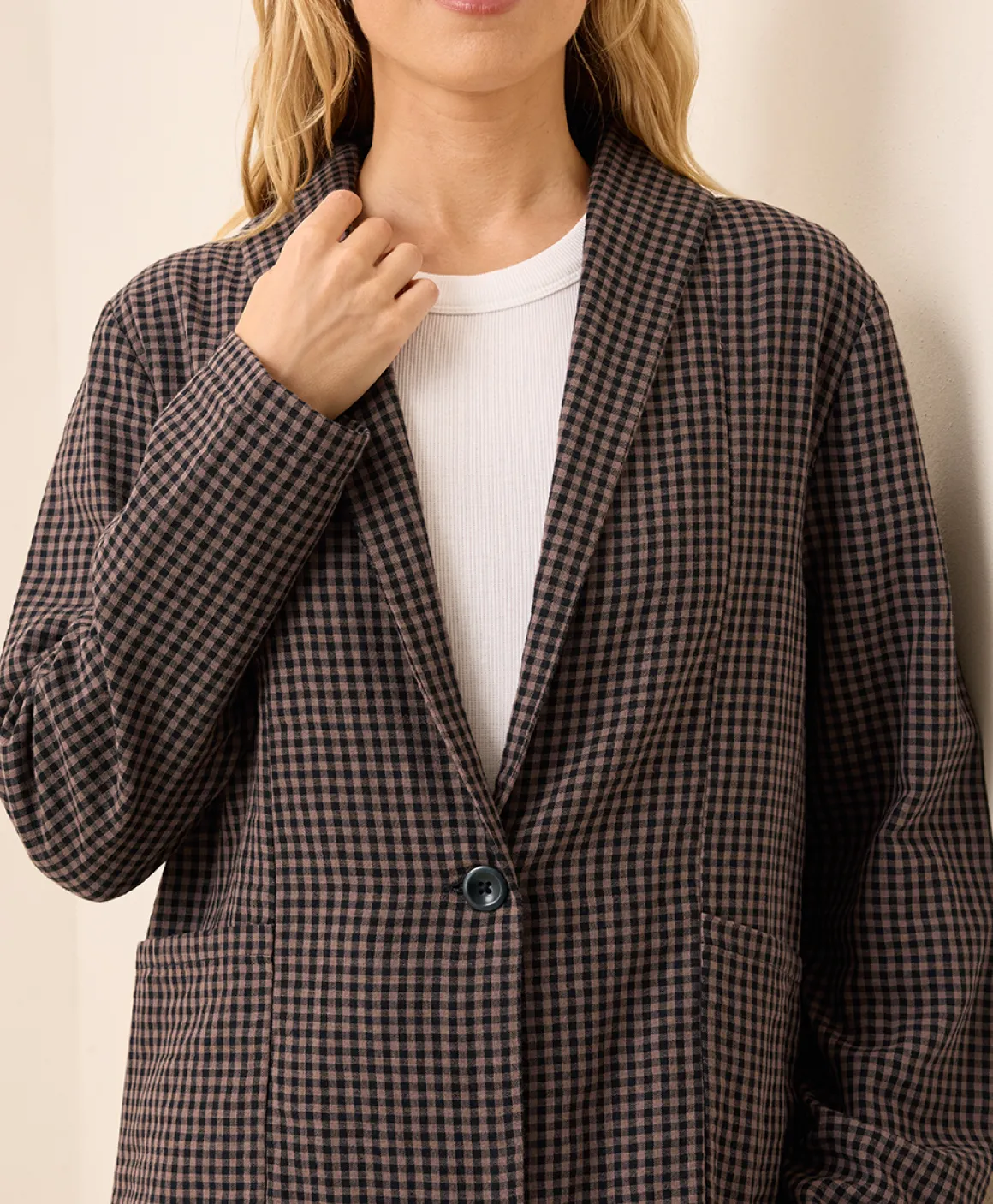Organic Coastal Double Gauze Lined Easy Jacket