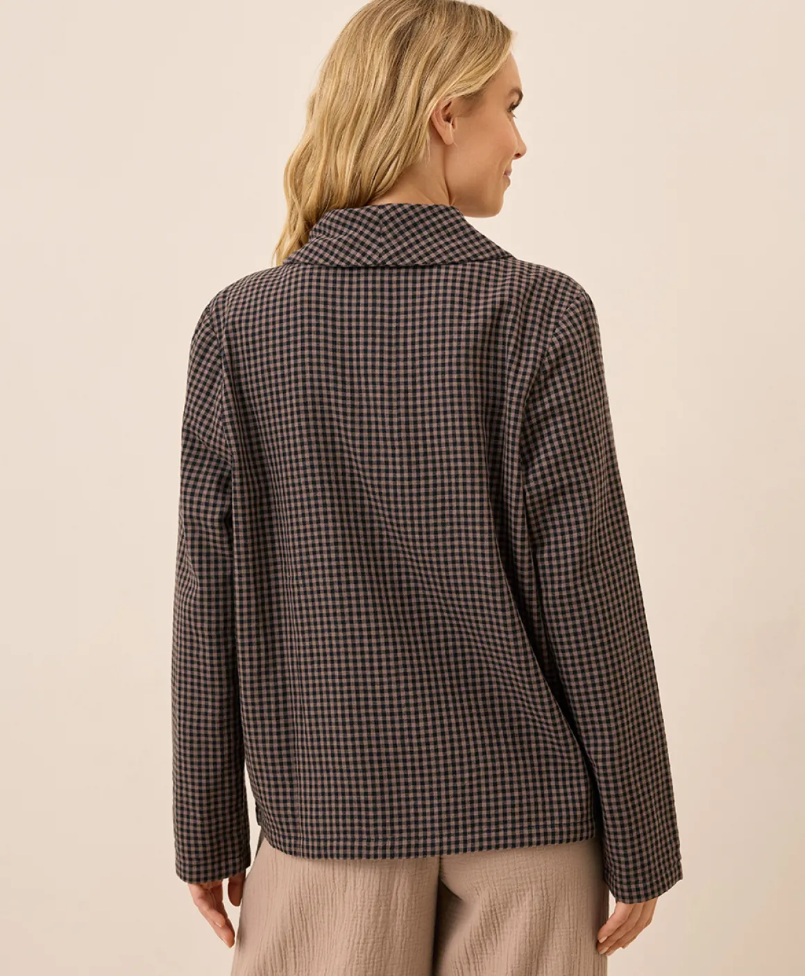 Organic Coastal Double Gauze Lined Easy Jacket