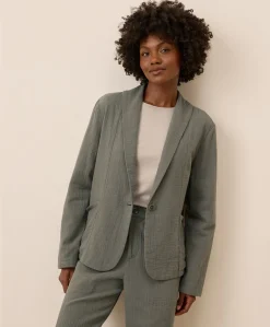 Organic Coastal Double Gauze Lined Easy Jacket