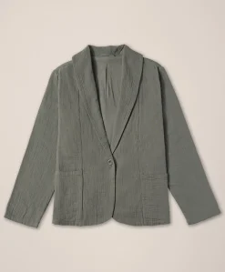 Organic Coastal Double Gauze Lined Easy Jacket
