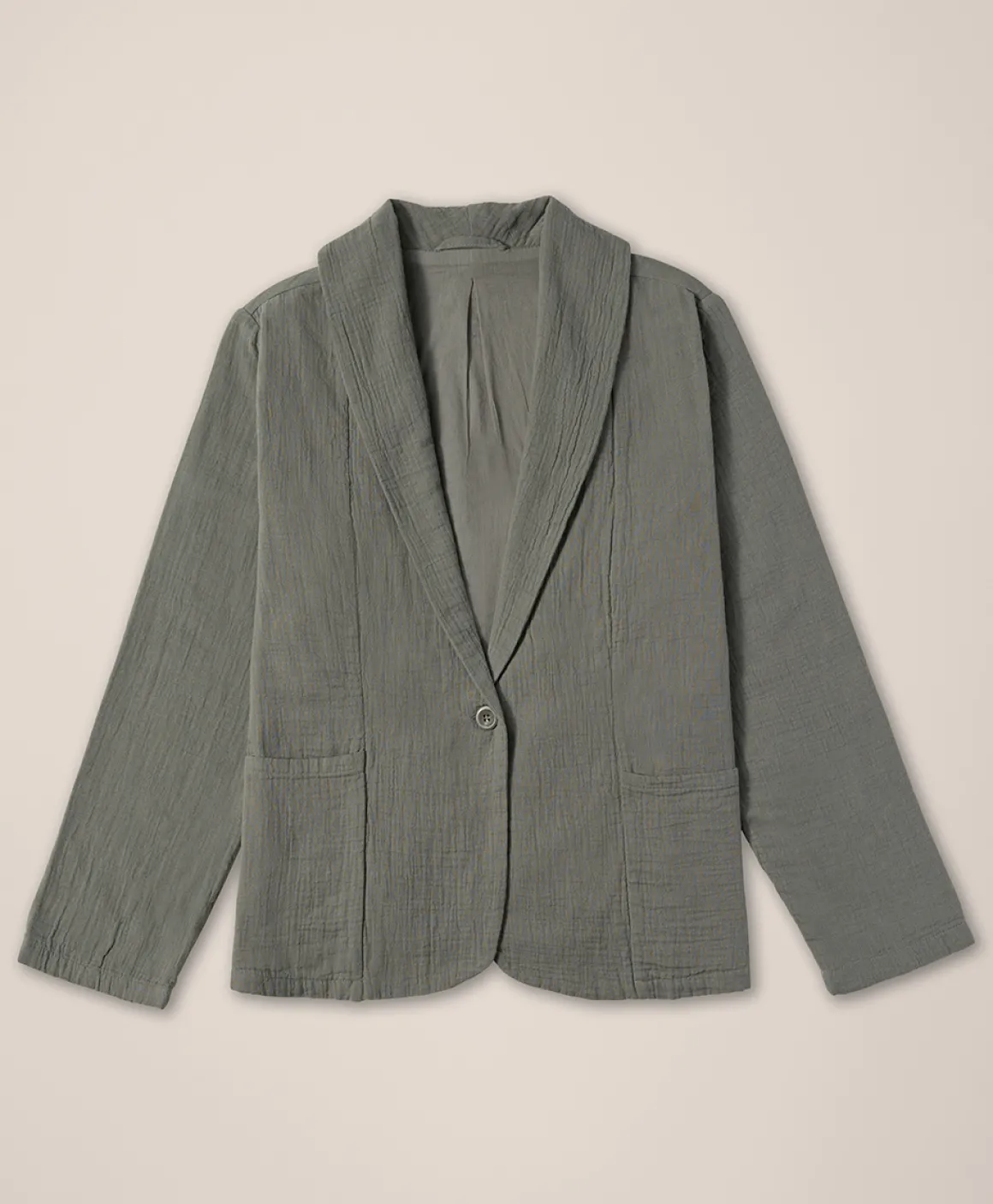 Organic Coastal Double Gauze Lined Easy Jacket