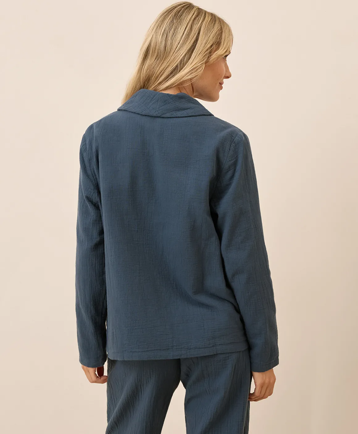 Organic Coastal Double Gauze Lined Easy Jacket