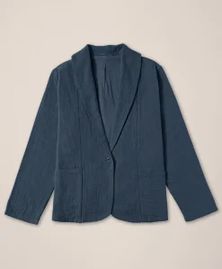 Organic Coastal Double Gauze Lined Easy Jacket