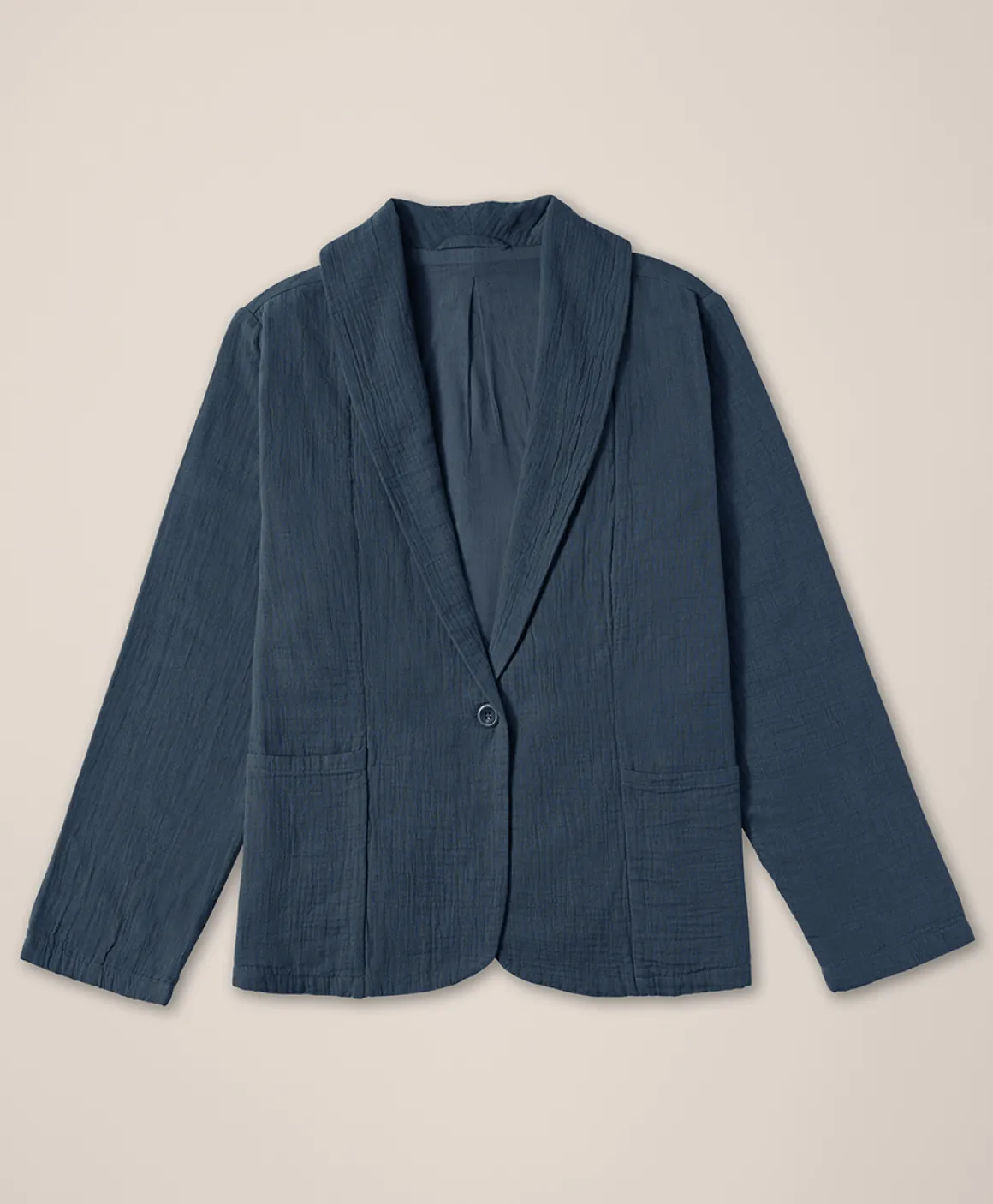 Organic Coastal Double Gauze Lined Easy Jacket