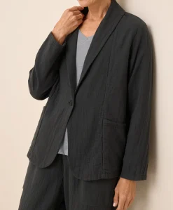 Organic Coastal Double Gauze Lined Easy Jacket