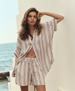 Organic Coastal Double Gauze Oversized Shirt