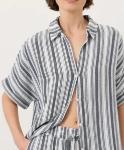 Organic Coastal Double Gauze Oversized Shirt