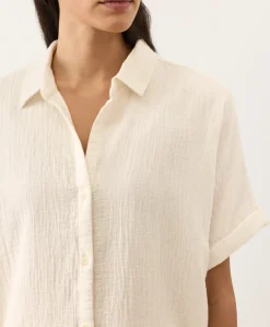 Organic Coastal Double Gauze Oversized Shirt