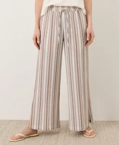Organic Coastal Double Gauze Split Hem Pant