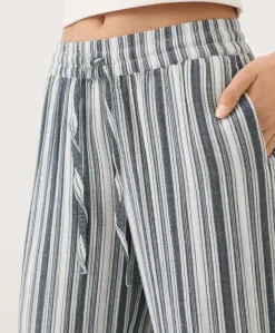 Organic Coastal Double Gauze Split Hem Pant