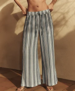 Organic Coastal Double Gauze Split Hem Pant