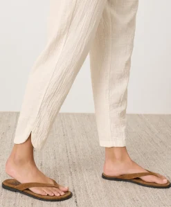 Organic Coastal Double Gauze Tapered Pull-On Pant