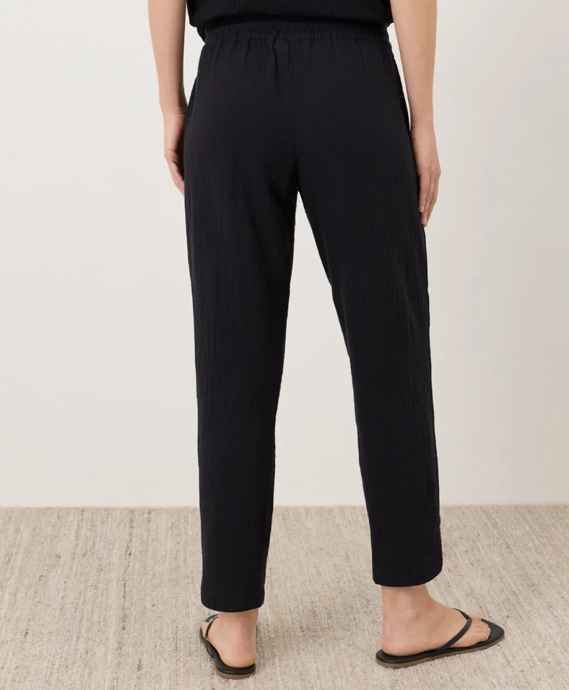 Organic Coastal Double Gauze Tapered Pull-On Pant