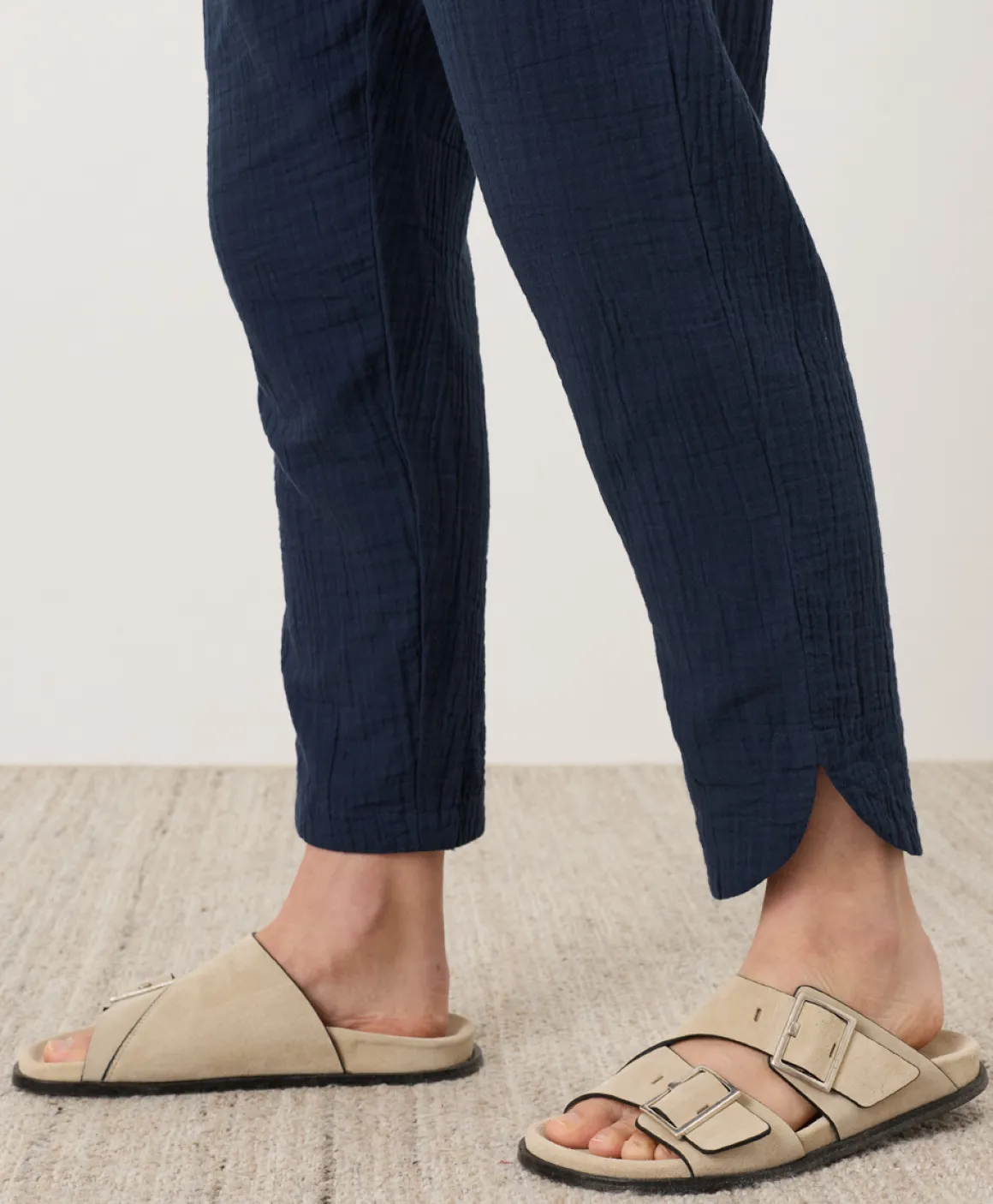 Organic Coastal Double Gauze Tapered Pull-On Pant