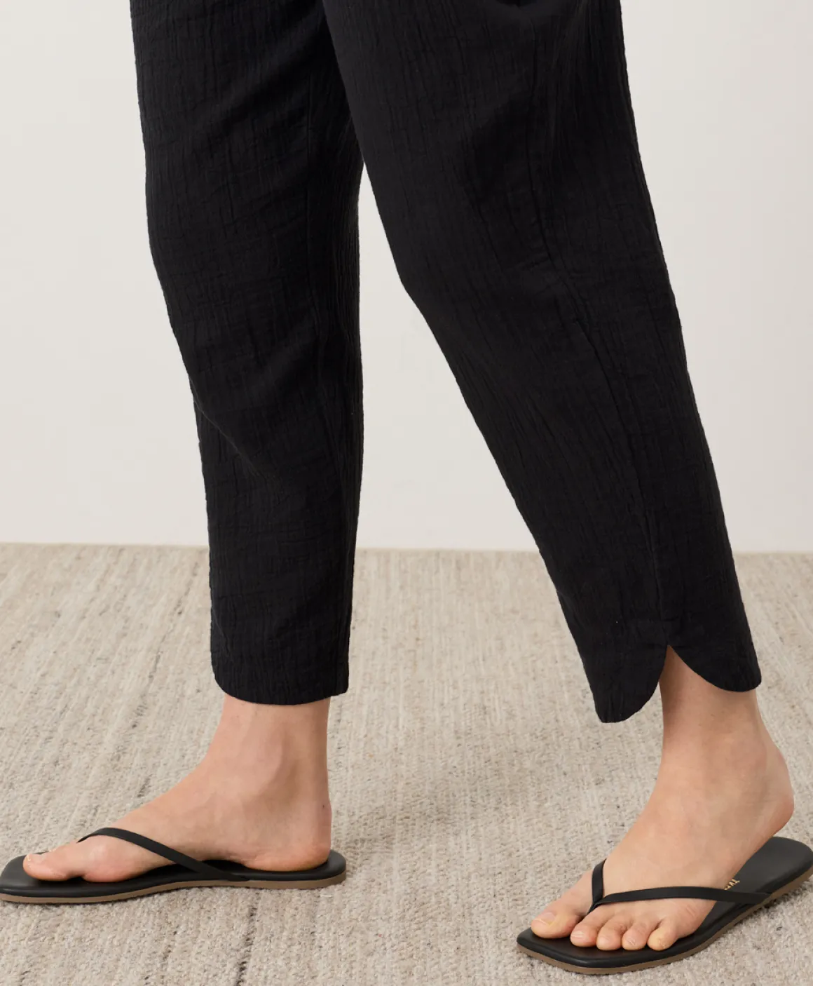 Organic Coastal Double Gauze Tapered Pull-On Pant