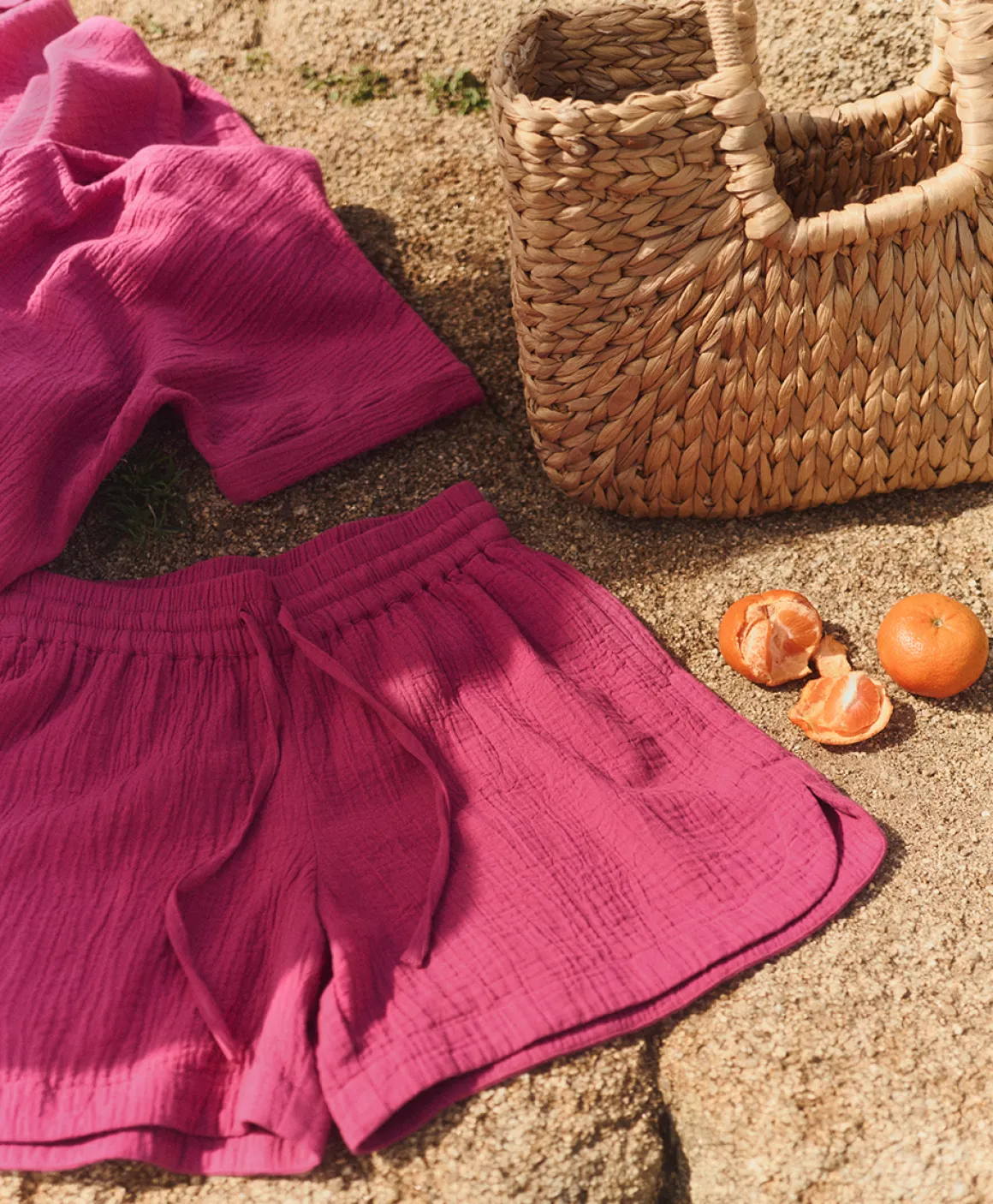 Organic Coastal Double Gauze Vacay Set