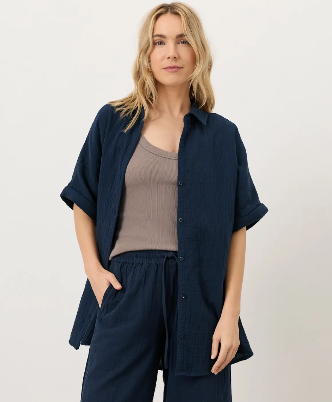 Organic Coastal Double Gauze Vacay Set