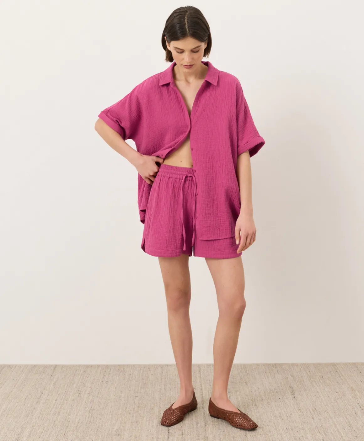 Organic Coastal Double Gauze Vacay Set