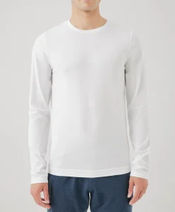 Organic Cool Stretch Long Sleeve Crew Undershirt 3-Pack