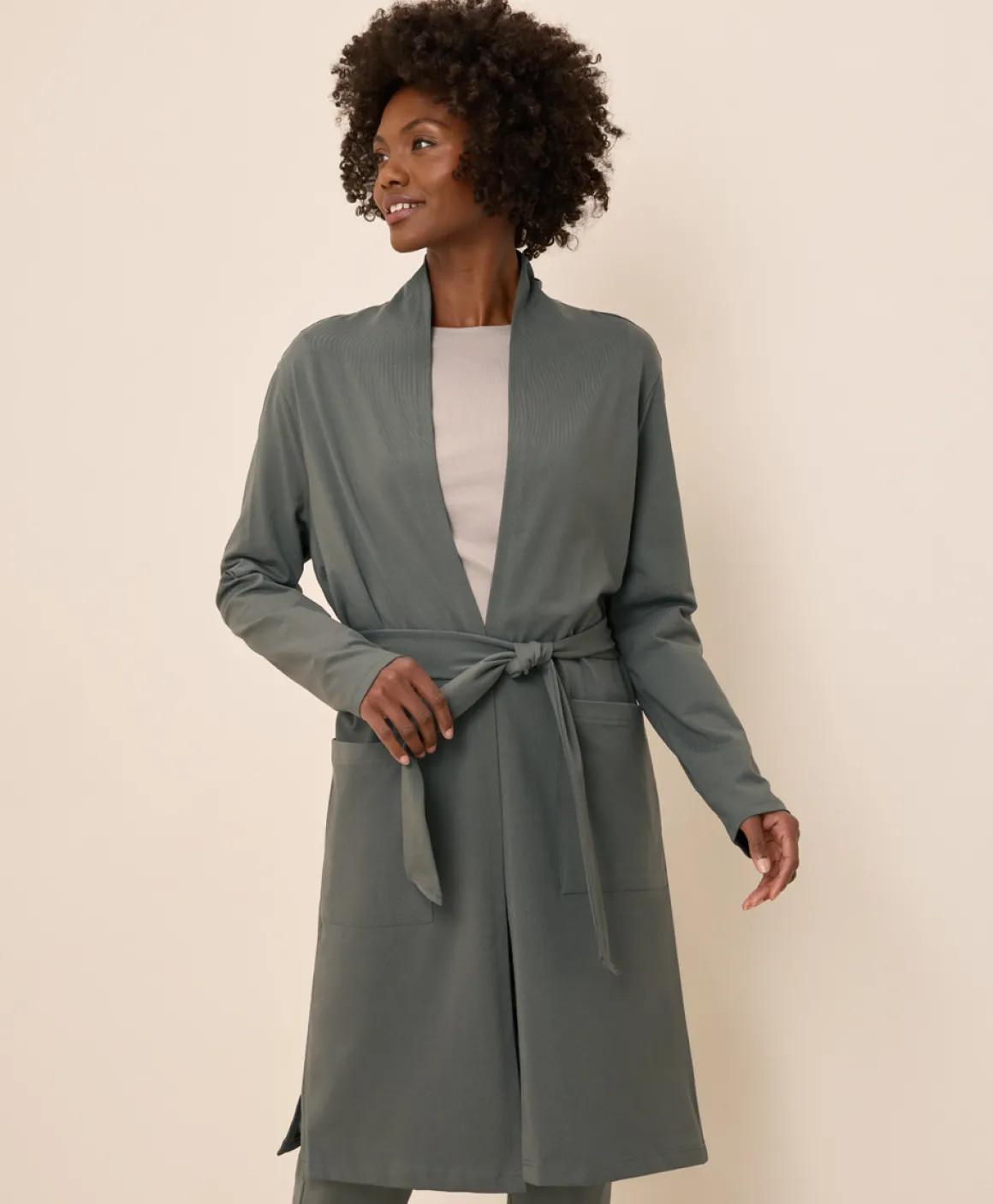 Organic Cool Stretch Lounge Duster