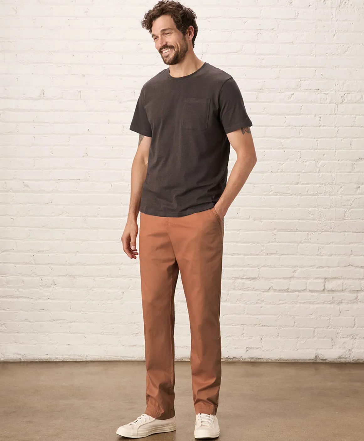 Organic Daily Twill Midweight Pant
