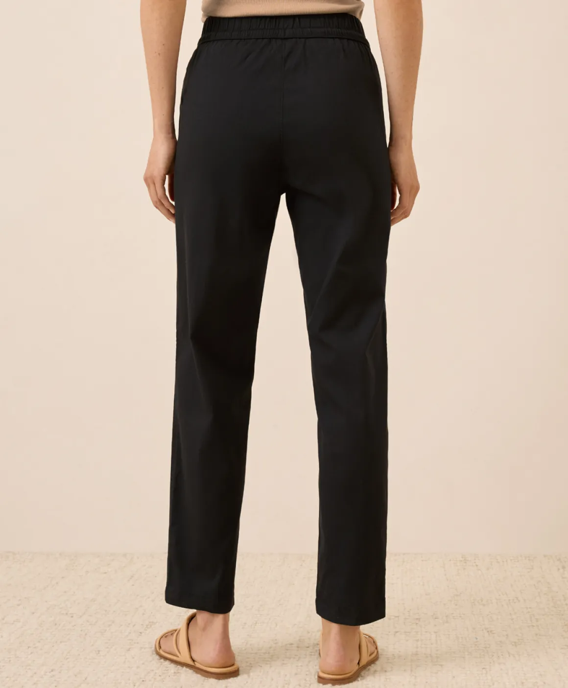 Organic Daily Twill Ultra-High Rise Tapered Pant
