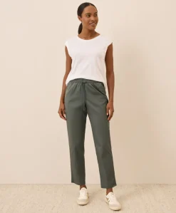 Organic Daily Twill Ultra-High Rise Tapered Pant