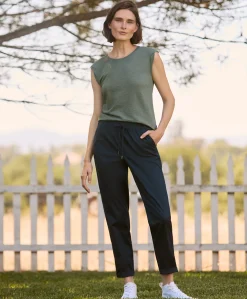 Organic Daily Twill Ultra-High Rise Tapered Pant