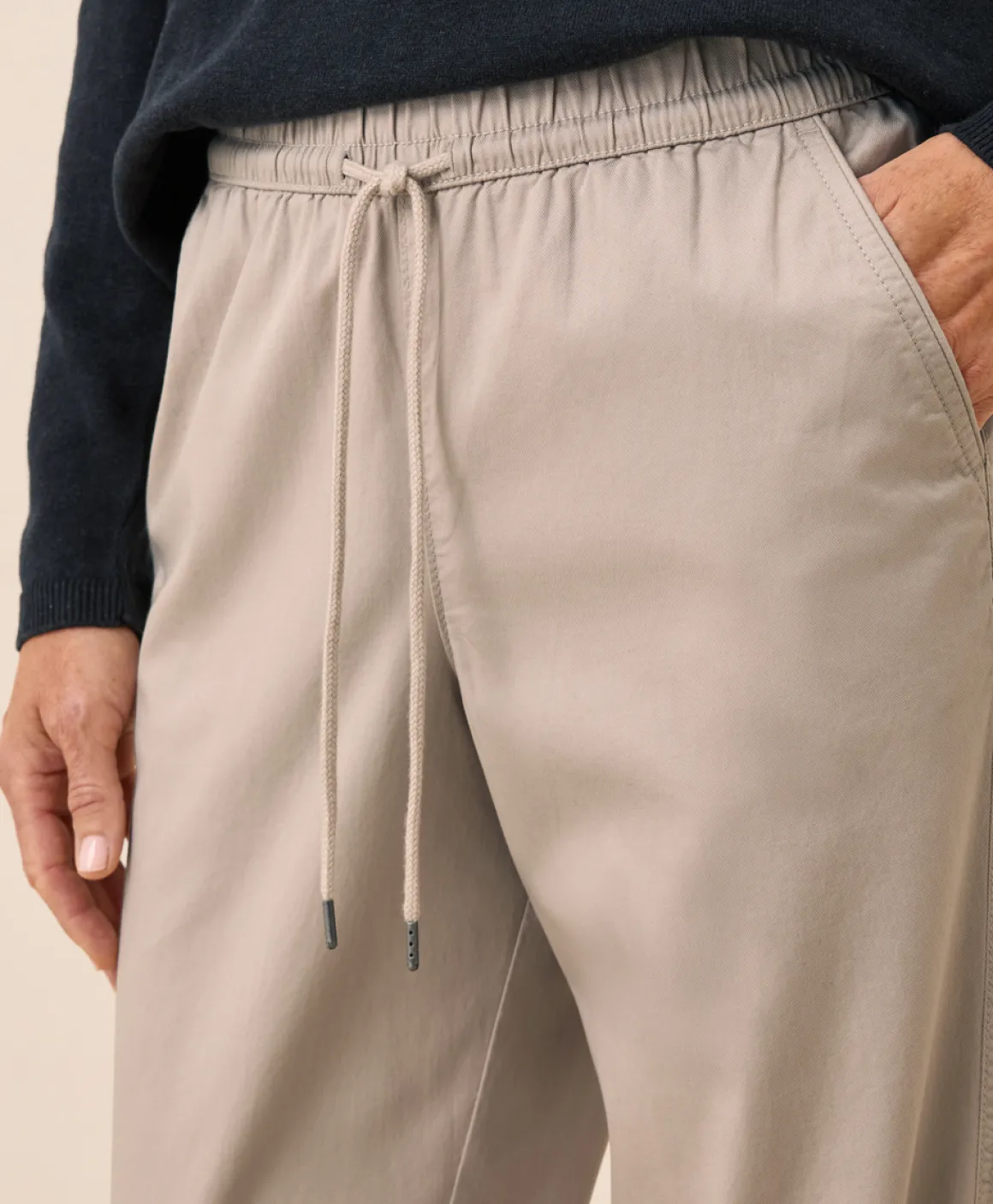 Organic Daily Twill Ultra-High Rise Tapered Pant