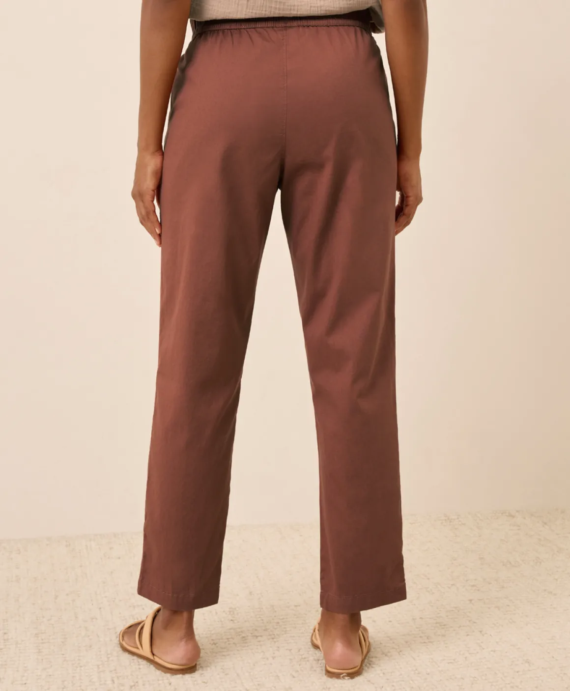 Organic Daily Twill Ultra-High Rise Tapered Pant
