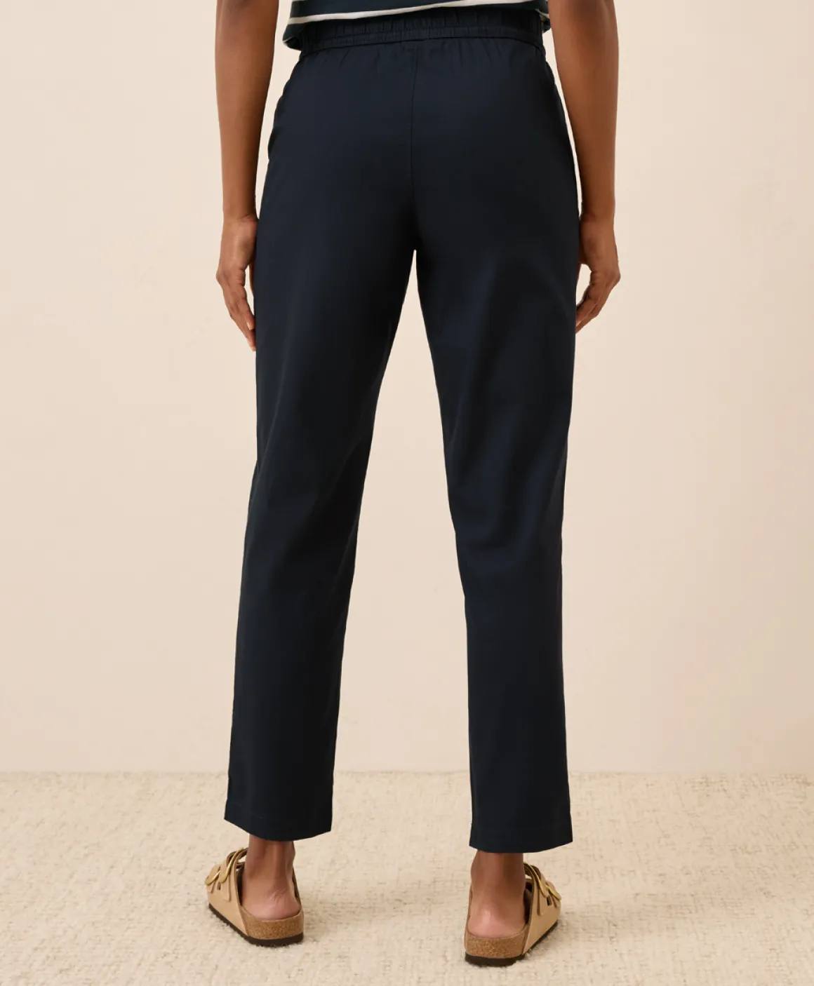 Organic Daily Twill Ultra-High Rise Tapered Pant