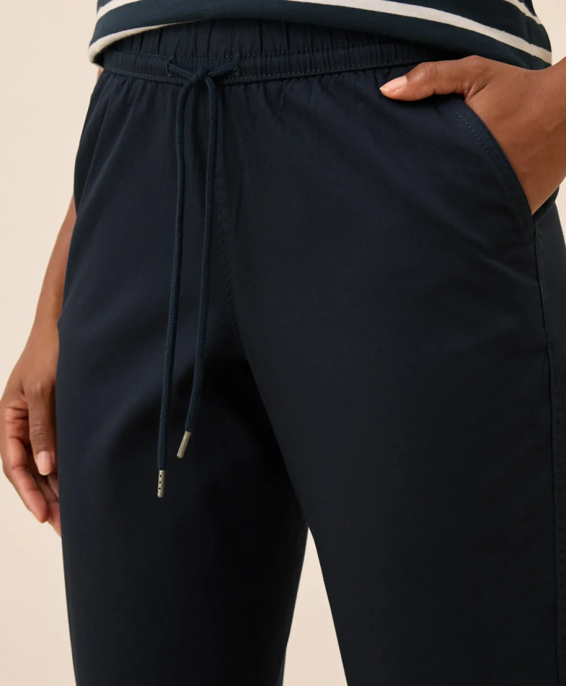 Organic Daily Twill Ultra-High Rise Tapered Pant