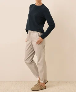 Organic Daily Twill Ultra-High Rise Tapered Pant