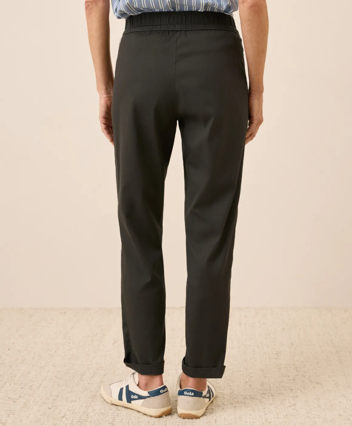 Organic Daily Twill Ultra-High Rise Tapered Pant