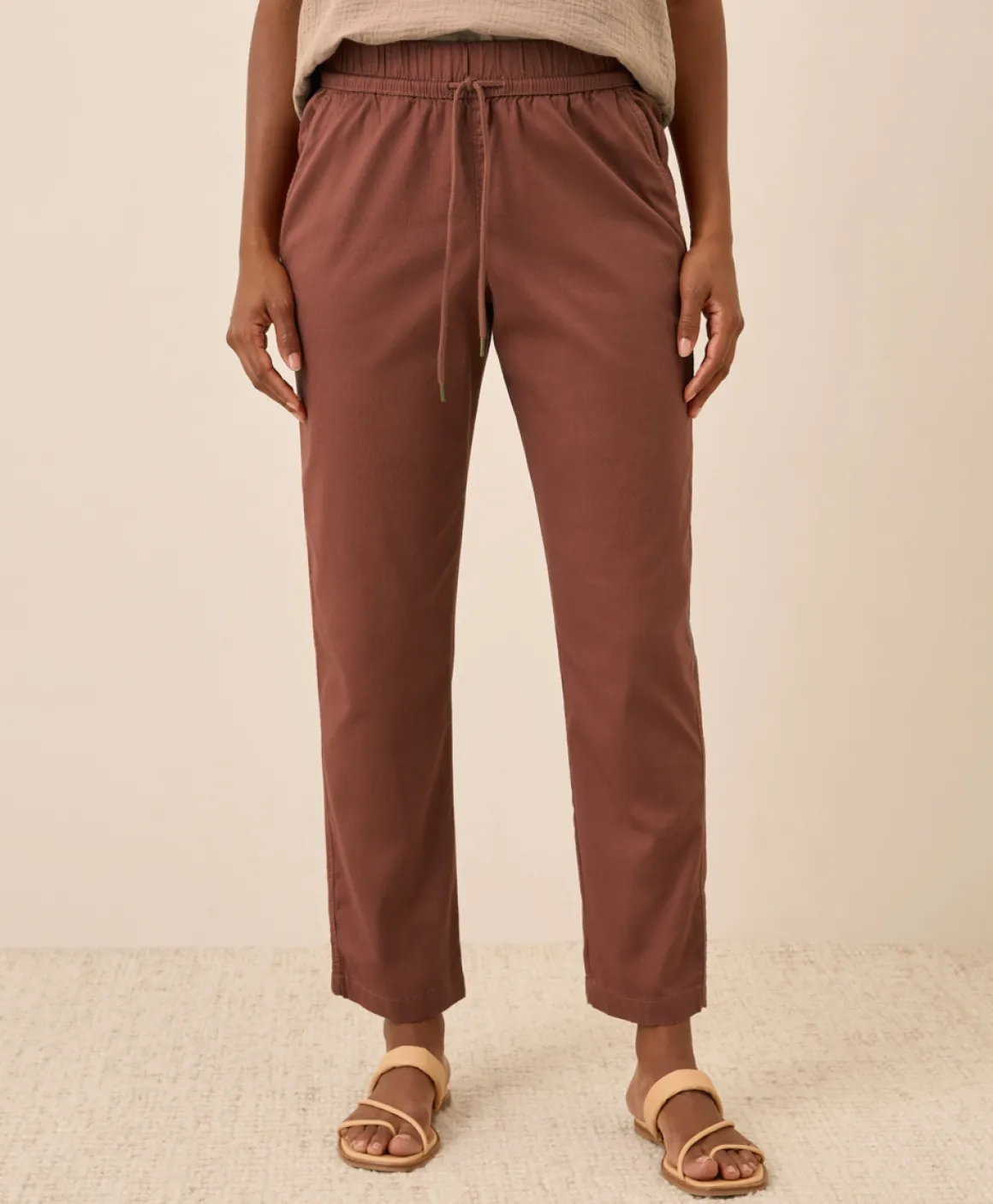 Organic Daily Twill Ultra-High Rise Tapered Pant