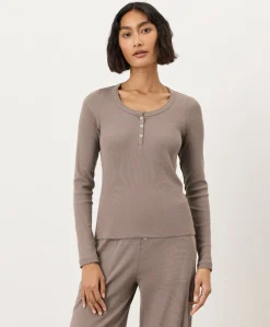 Organic Dream Rib Slim Henley