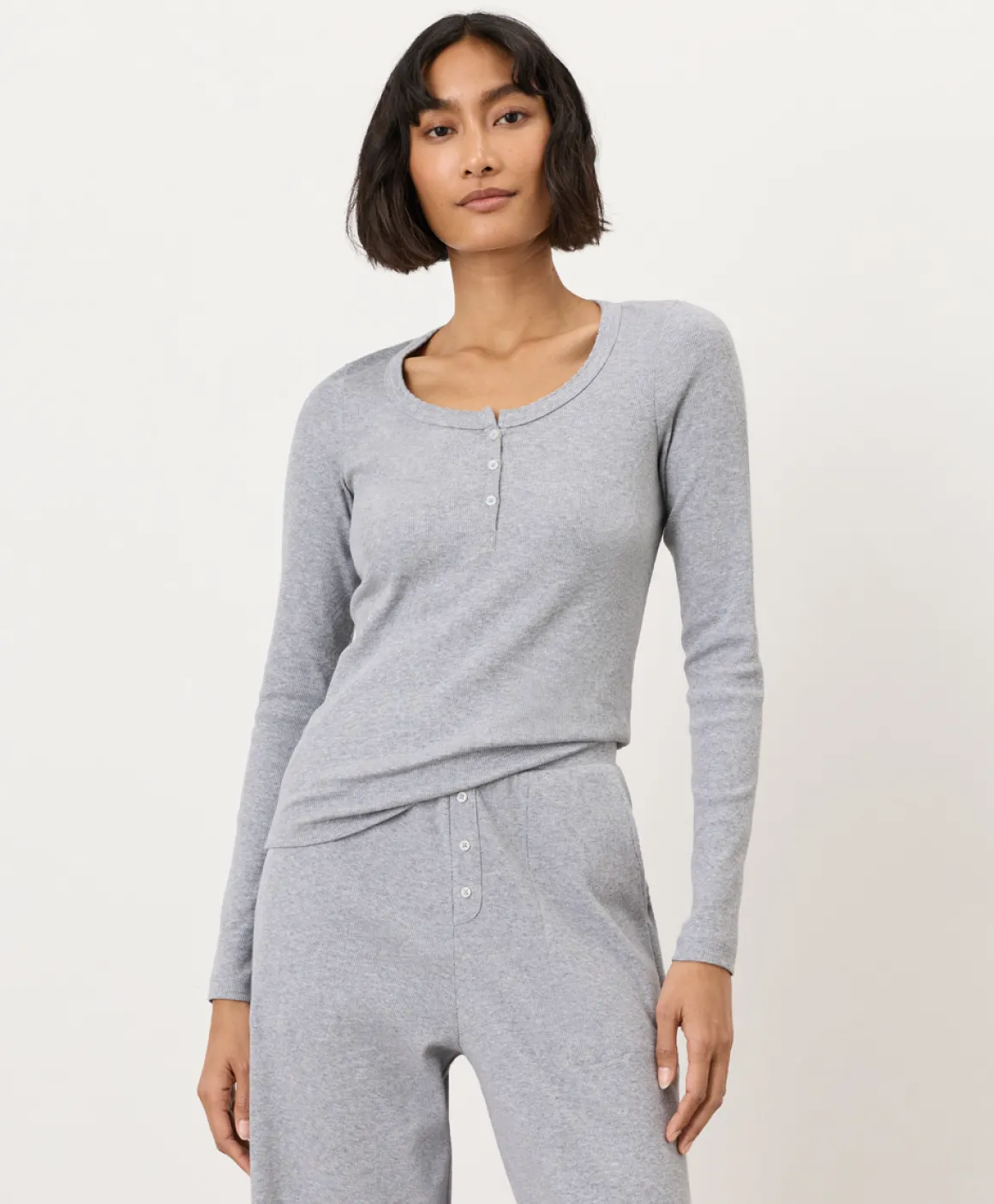 Organic Dream Rib Slim Henley
