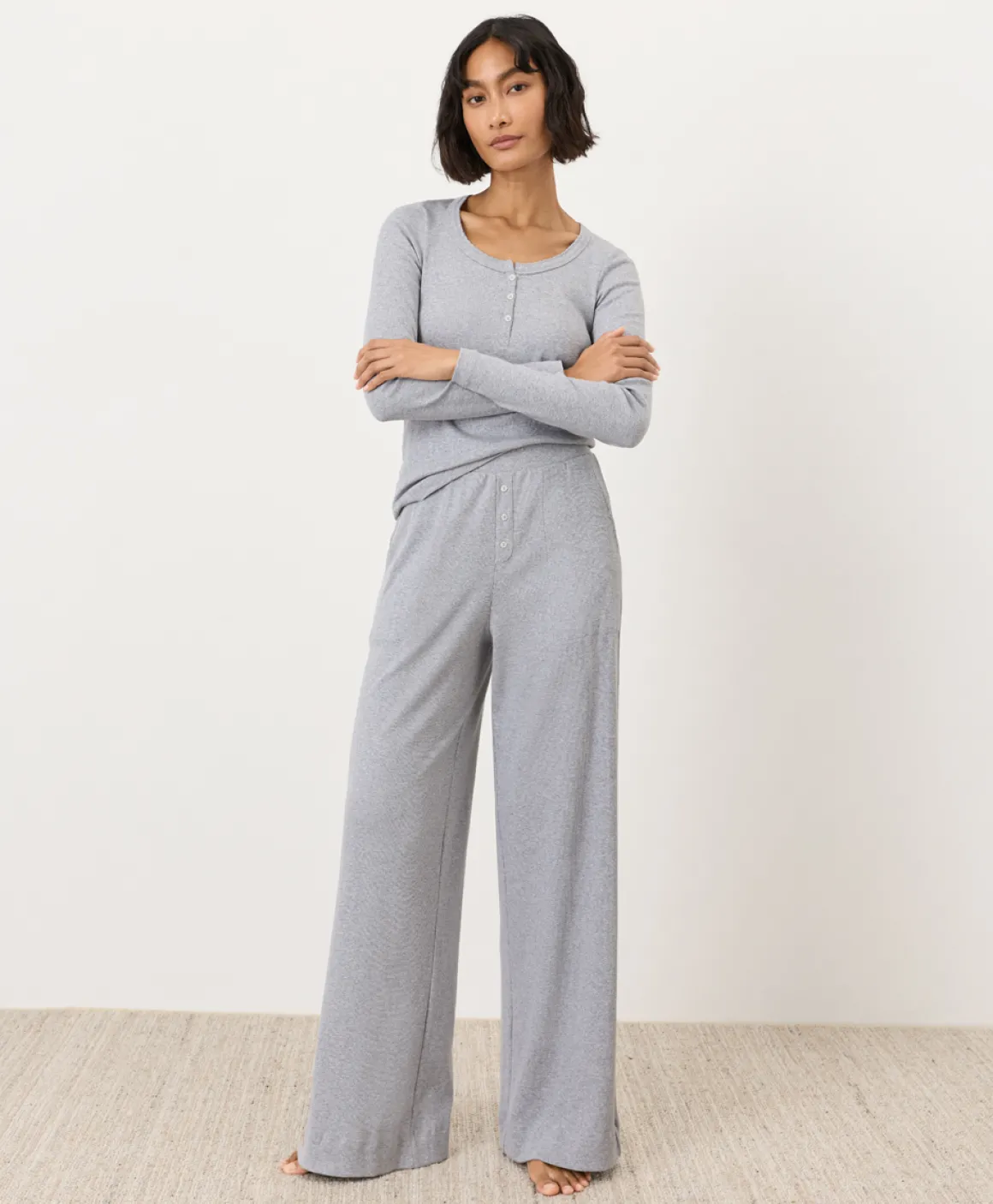 Organic Dream Rib Slim Henley