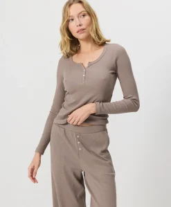 Organic Dream Rib Slim Henley