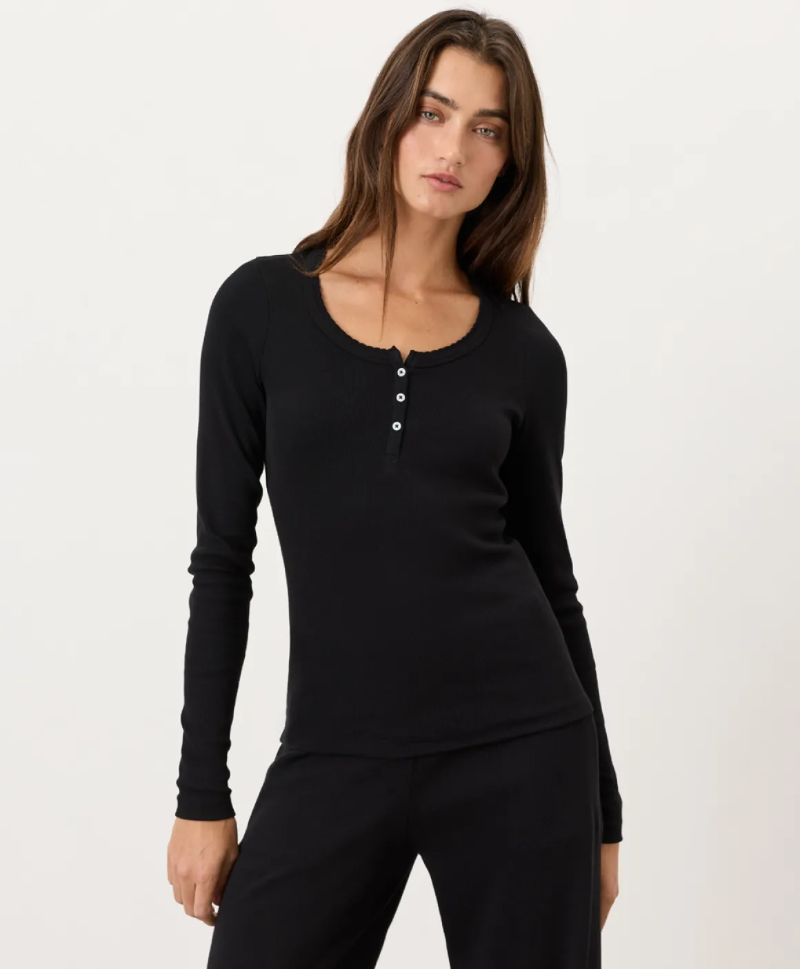 Organic Dream Rib Slim Henley