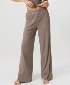 Organic Dream Rib Wide Leg Lounge Pant