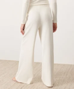 Organic Dream Rib Wide Leg Lounge Pant