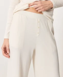 Organic Dream Rib Wide Leg Lounge Pant