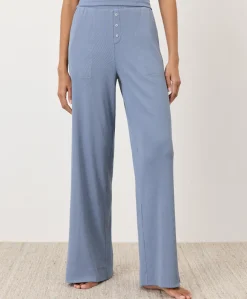 Organic Dream Rib Wide Leg Lounge Pant