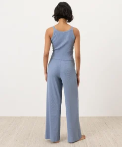 Organic Dream Rib Wide Leg Lounge Pant