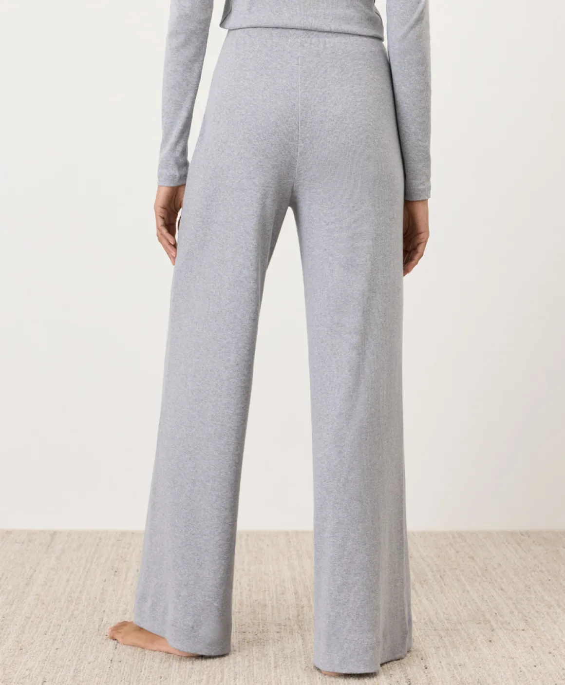 Organic Dream Rib Wide Leg Lounge Pant