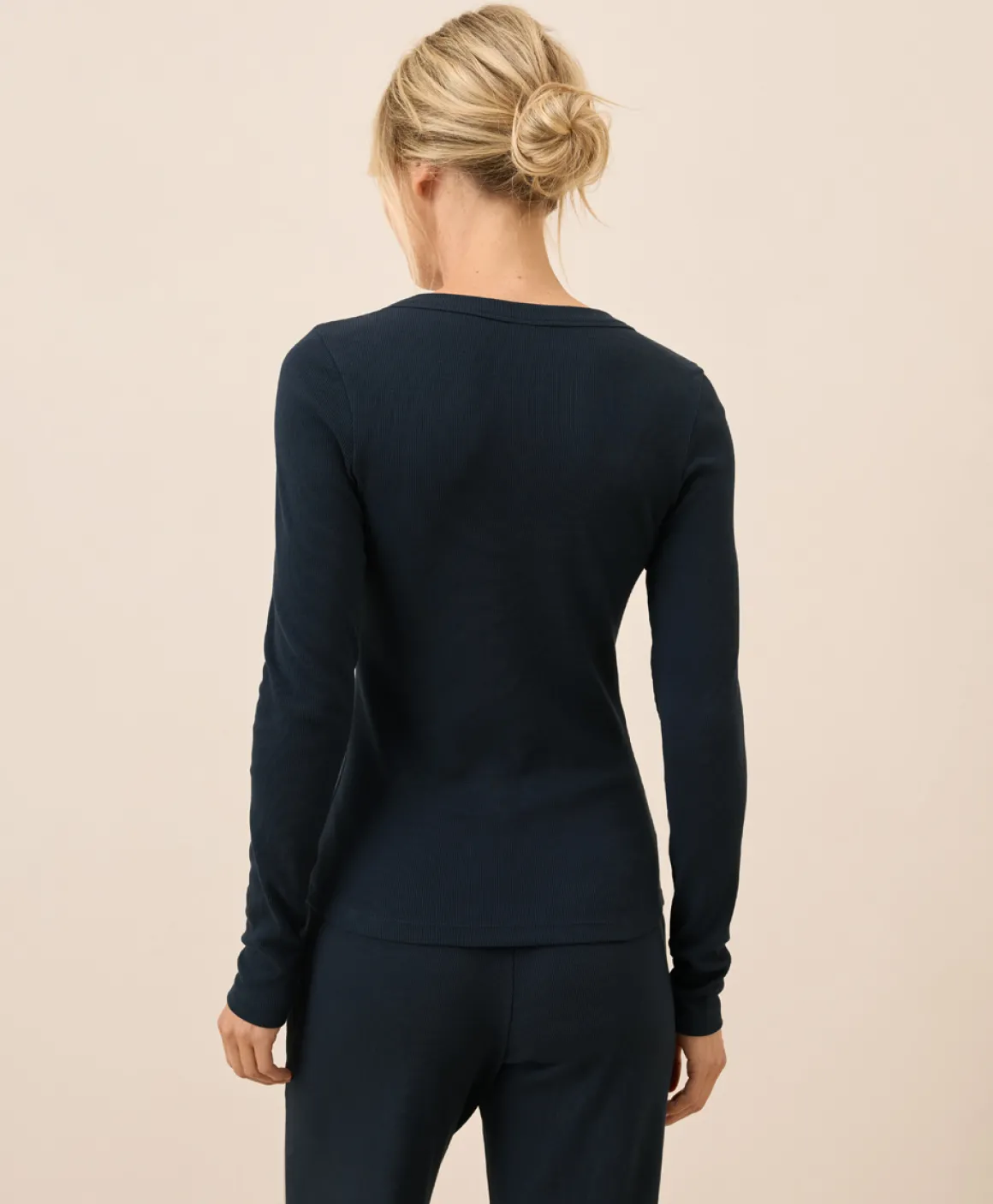 Organic Easy Rib Slim Henley