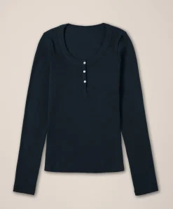 Organic Easy Rib Slim Henley