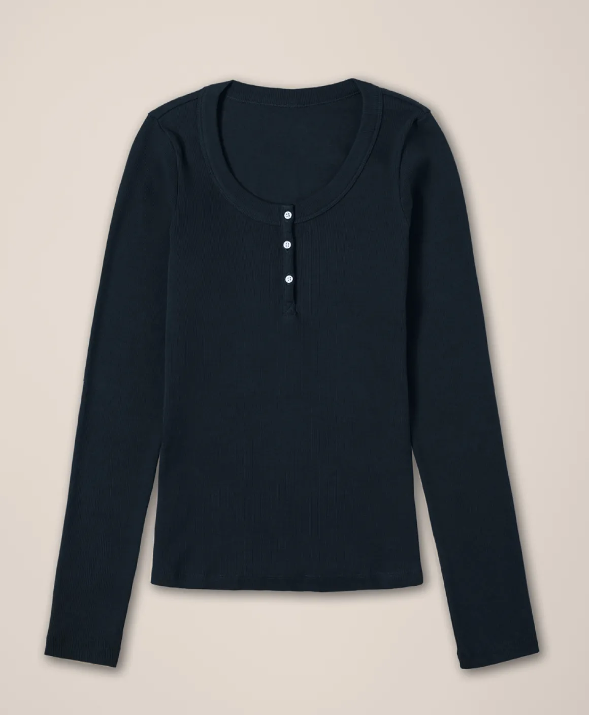 Organic Easy Rib Slim Henley